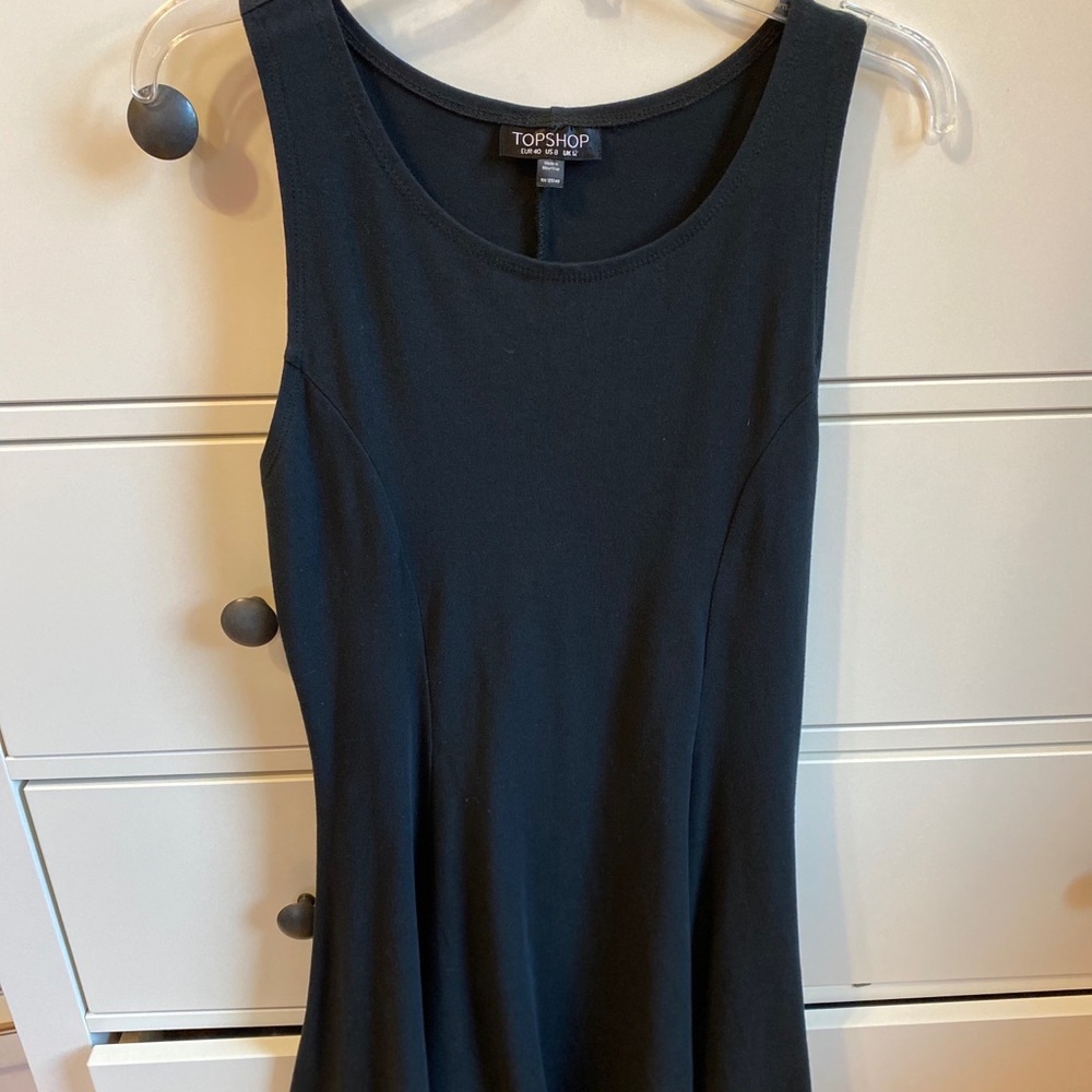 A line black dress